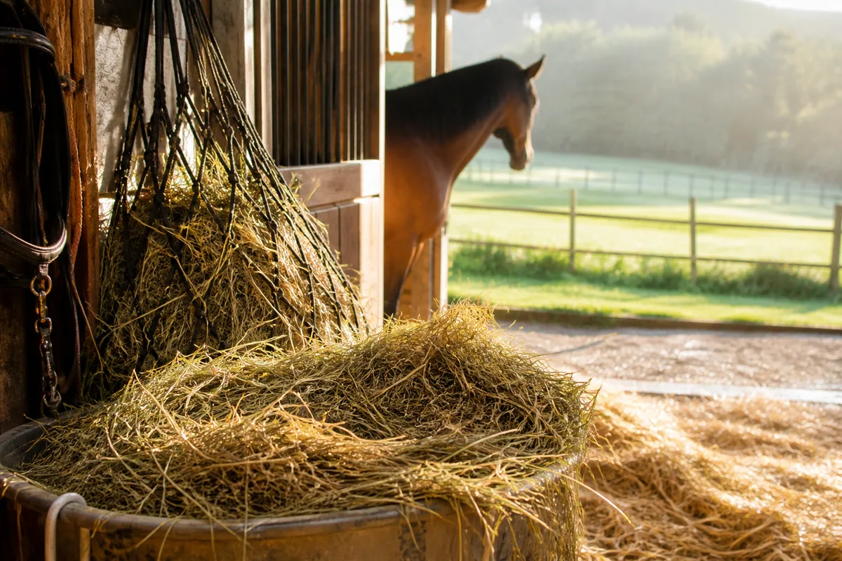 Ration du cheval : le fourrage d'abord